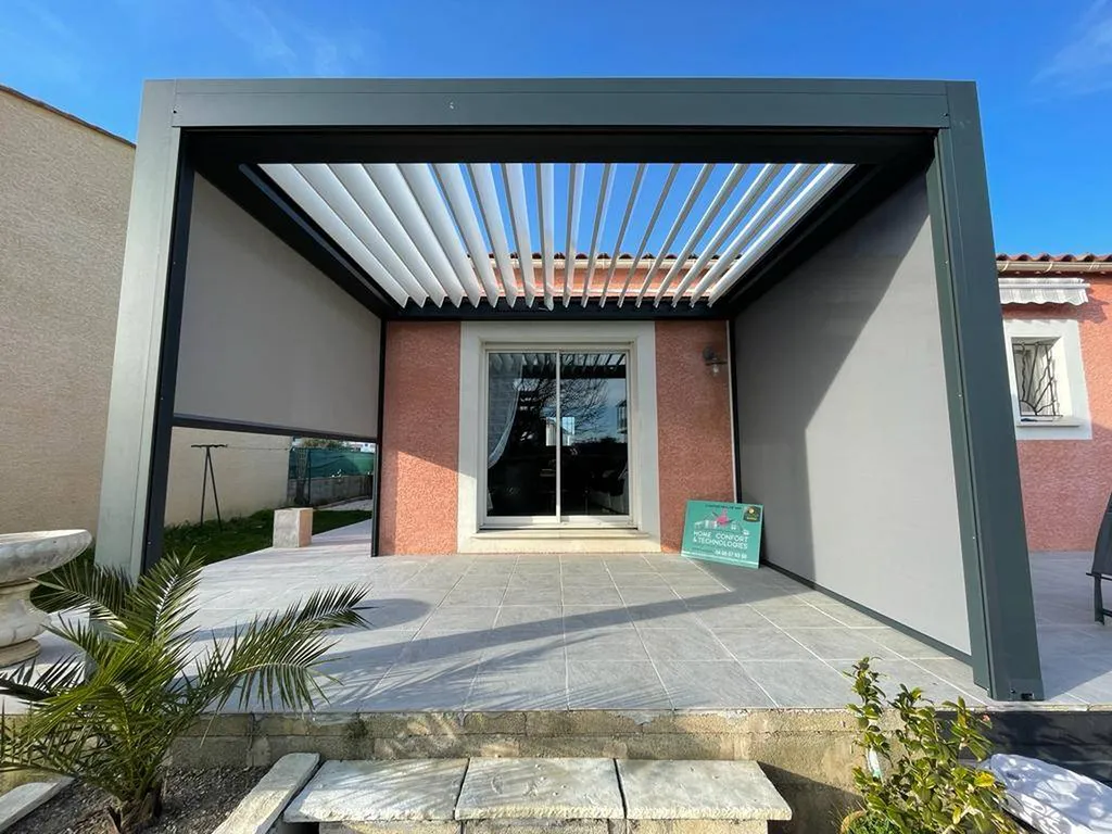 Pergola Bioclimatique à Alès dans le Gard Nord de Nîmes