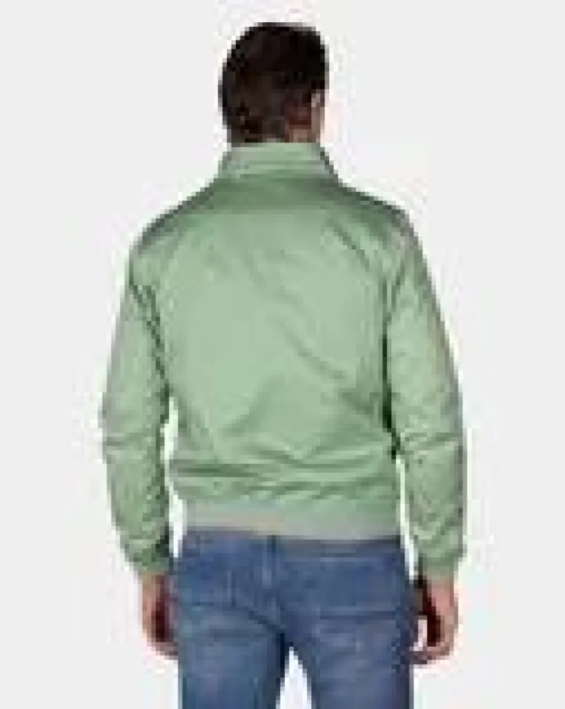 Bomber en coton vert NZA vue de dos  chez Urban Chic à Dieppe en seine maritime 