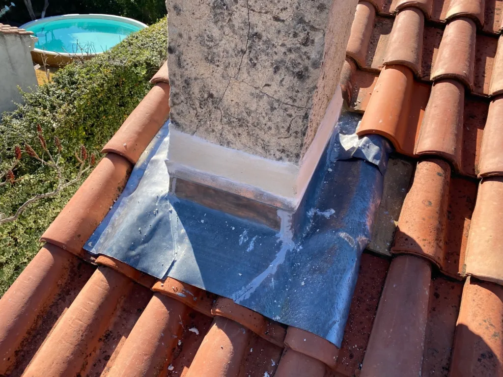 cheminée plomb sur venelles