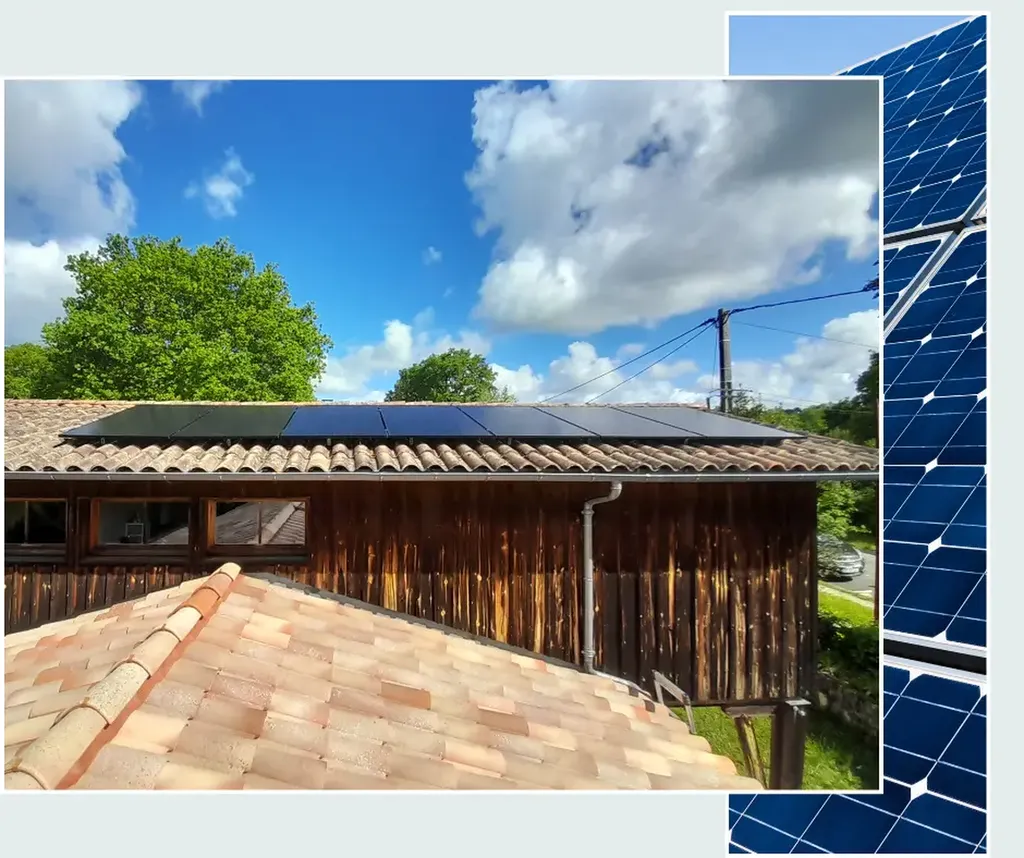 Projet photovoltaique 3kwc sur toiture à Créon - BST ENERGIE