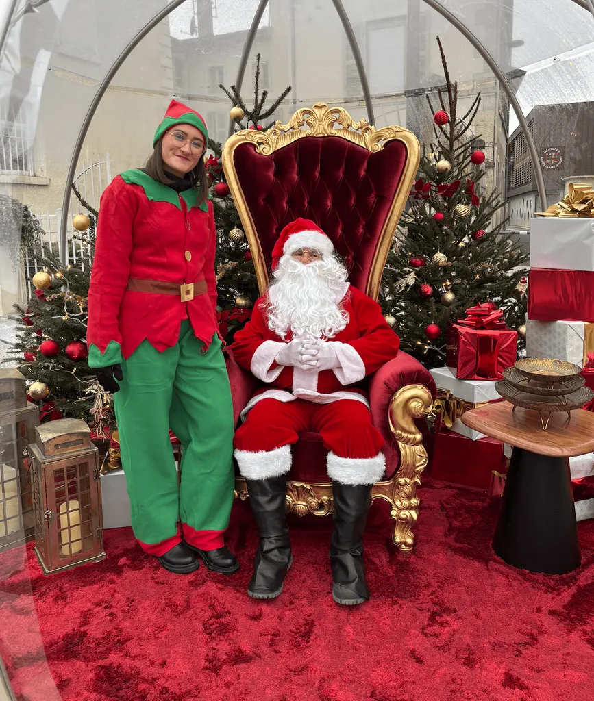 Père Noël : venez rencontrer & prendre des photos de Noël avec le Père Noël à Saint-Etienne, Lyon et Grenoble