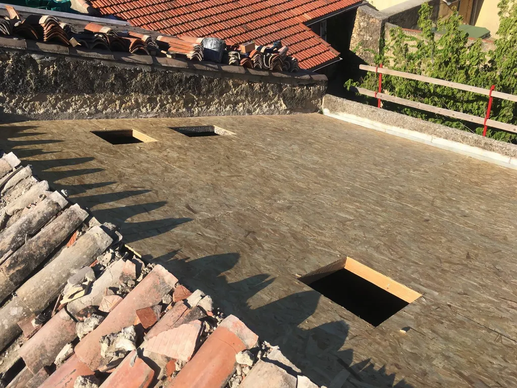 Réfection d'une toiture d'une maison de ville à Salon de Provence