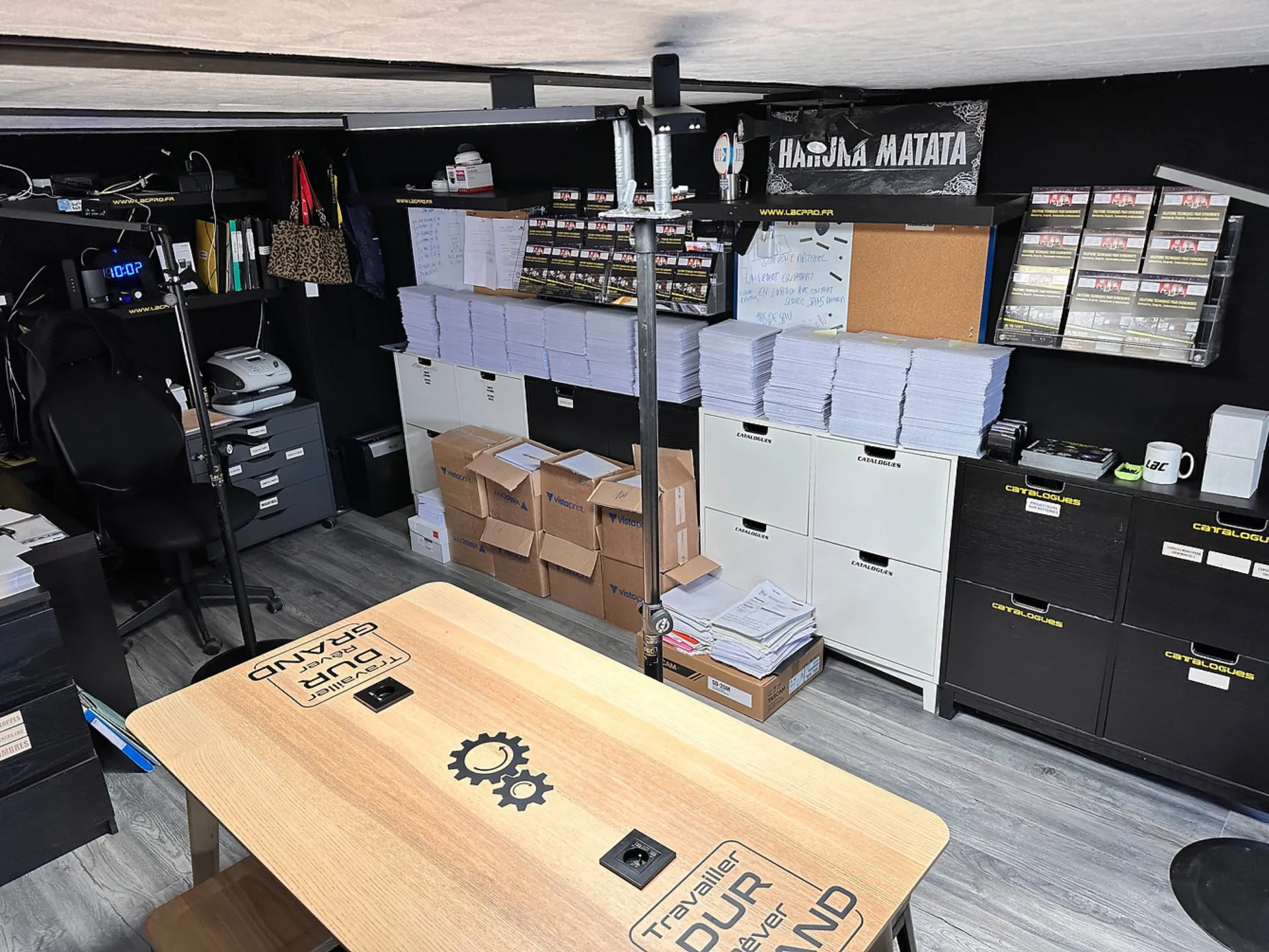 location éclairage double pour buffets sur batteries à Hyeres dans le var