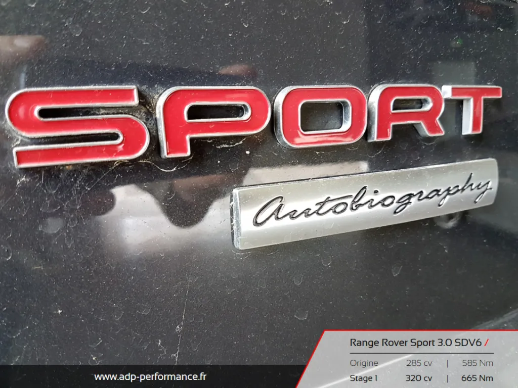 Reprogrammation moteur Toulon - Range Rover Sport ADP Performance