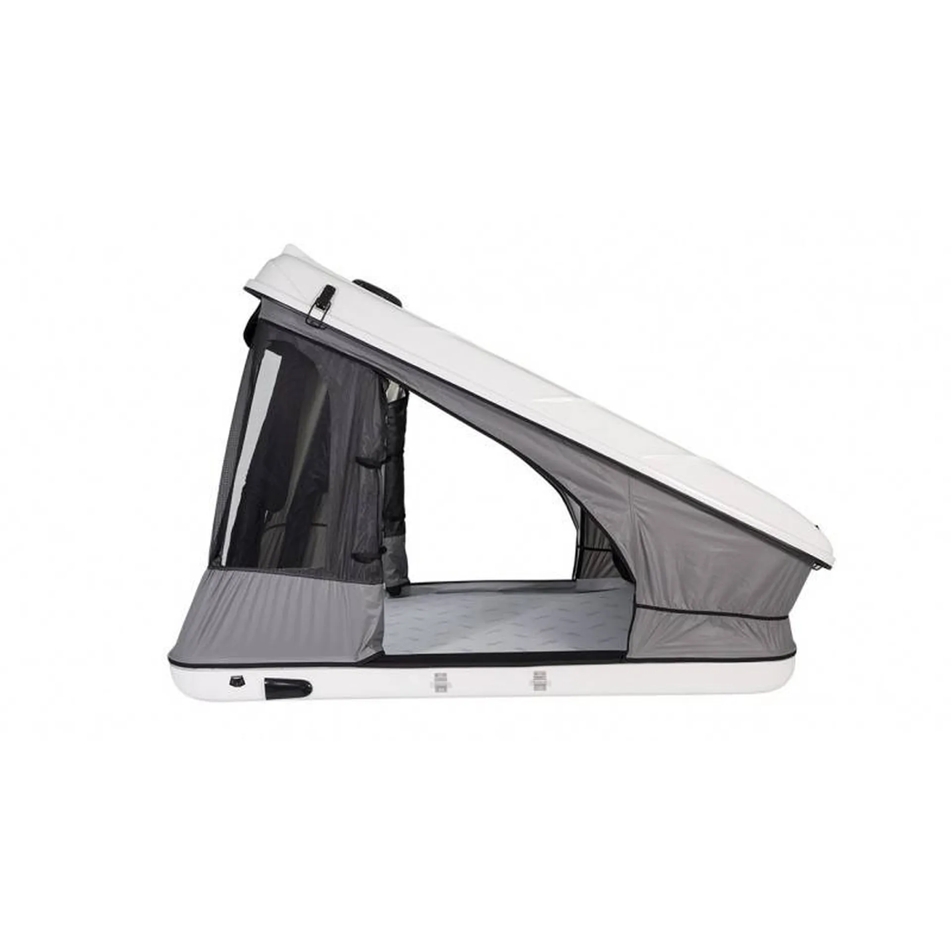 tente de toit james baroud ouverte