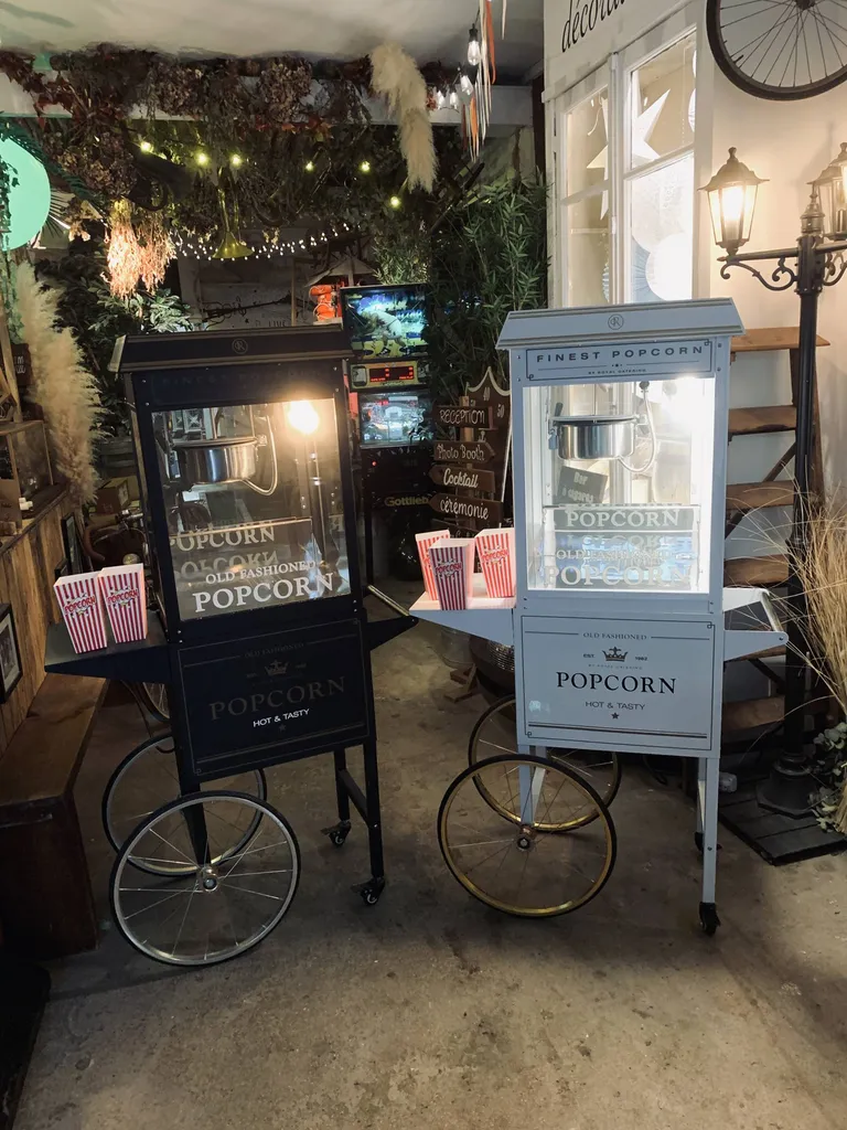 Location machine a pop corn