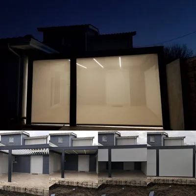 Pergola bioclimatique à lames orientables et eclairage Led intégré sur Saint Medard En Jalles, non loin de Saint Jean d'Illac