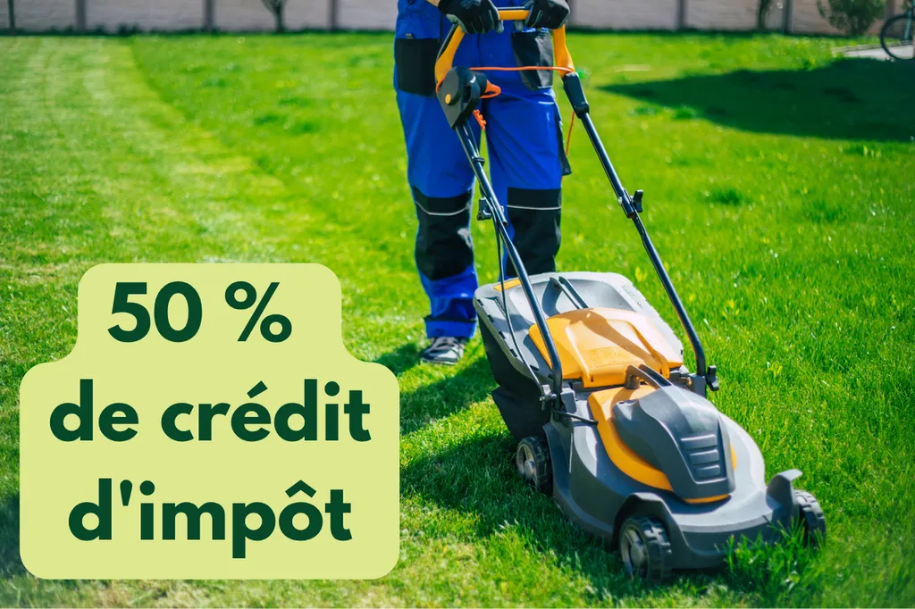 50 % de crédit d'impôt entretien jardin 