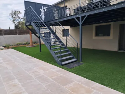 Création d'un jardin zen dans le Vaucluse
