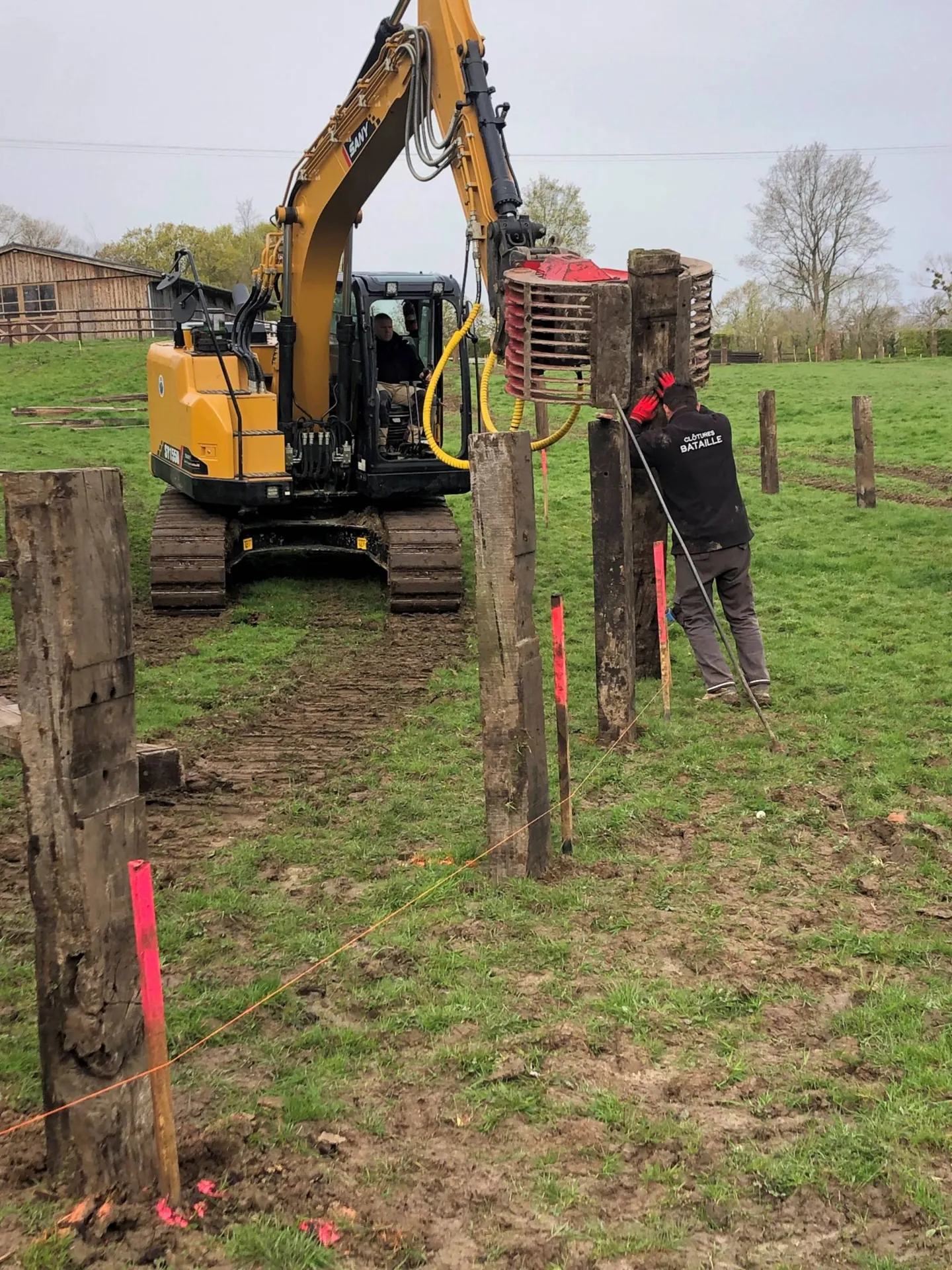 Réalisation de paddocks pour haras à Pont l'Eveque 14
