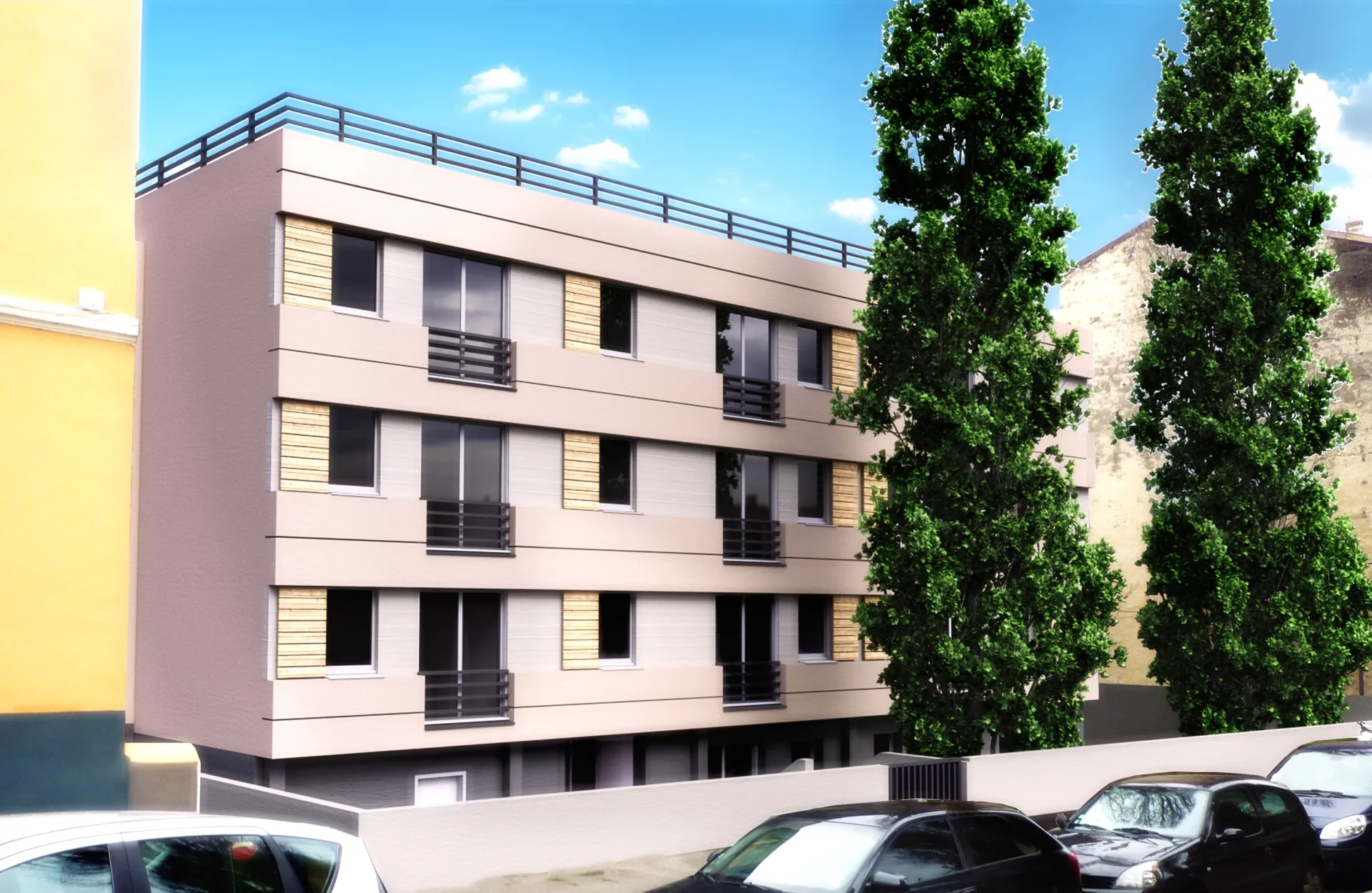 résidence Les Peupliers à Villeurbanne