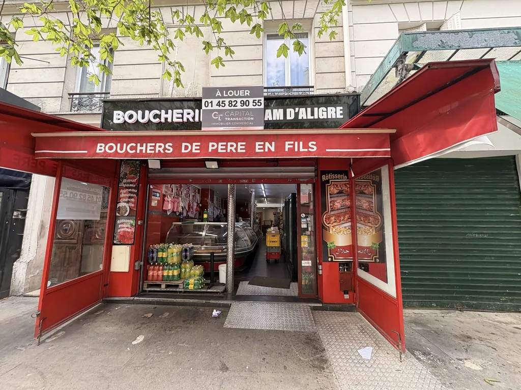 Cession de bail - Boutique 200 m², Aligre, Rue Crozatier 75012 PARIS