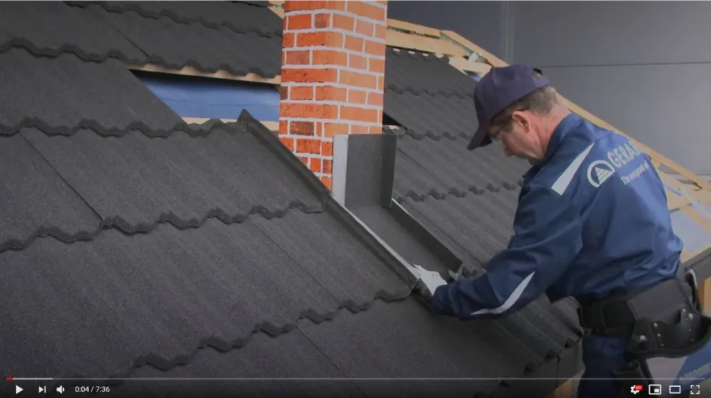 Tuto 8 - Réalisation d'une sortie de cheminée avec des tuiles GERARD® CLASSIC