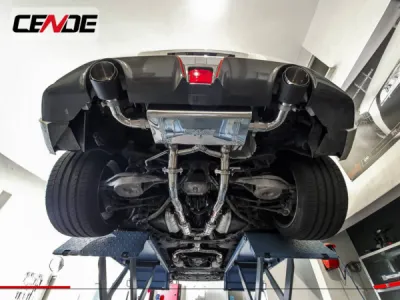 Préparation moteur Nissan 370z nismo échappement Cende