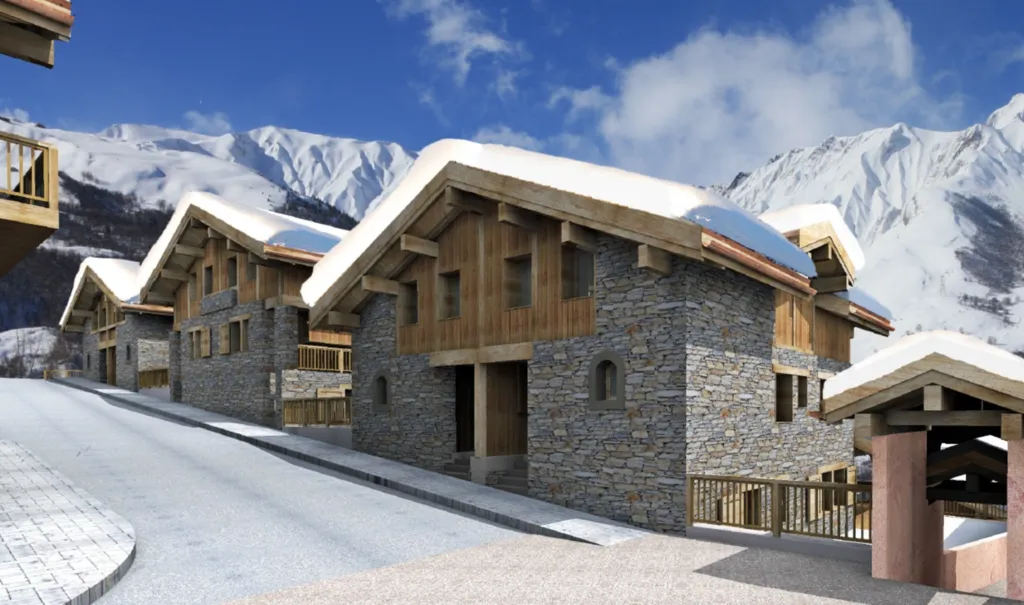 Case Blanche dans le village savoyard et authentique de Saint Martin de Belleville au cœur des 3 Vallées