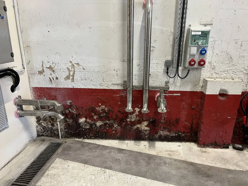 Tuyauterie de transfert d'alcool