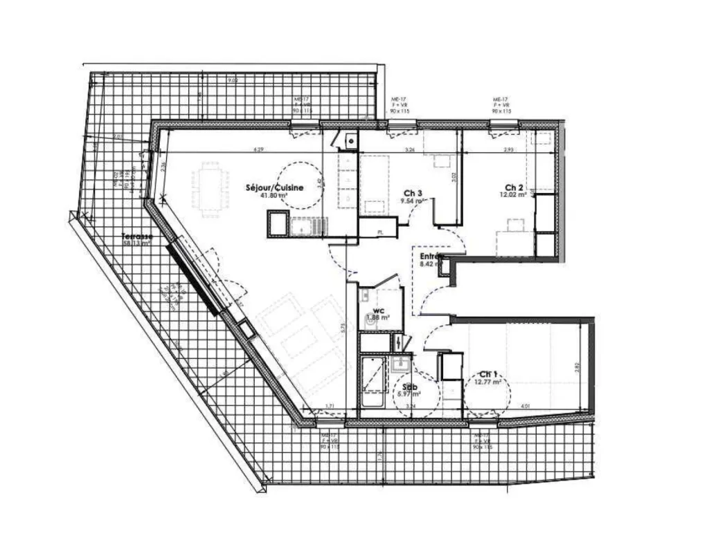 plan appartement vefa rouen 