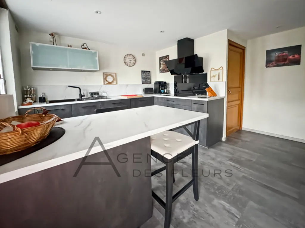 A vendre, maison normande de 124 m2 avec dépendance située à Tourville-la-Rivière