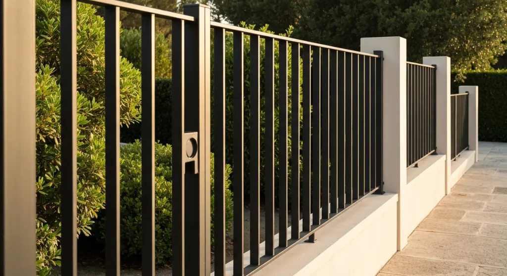Fabrication de clôtures métalliques et clôtures contemporaines sur mesure pour villa à Sainte-Maxime (83120)