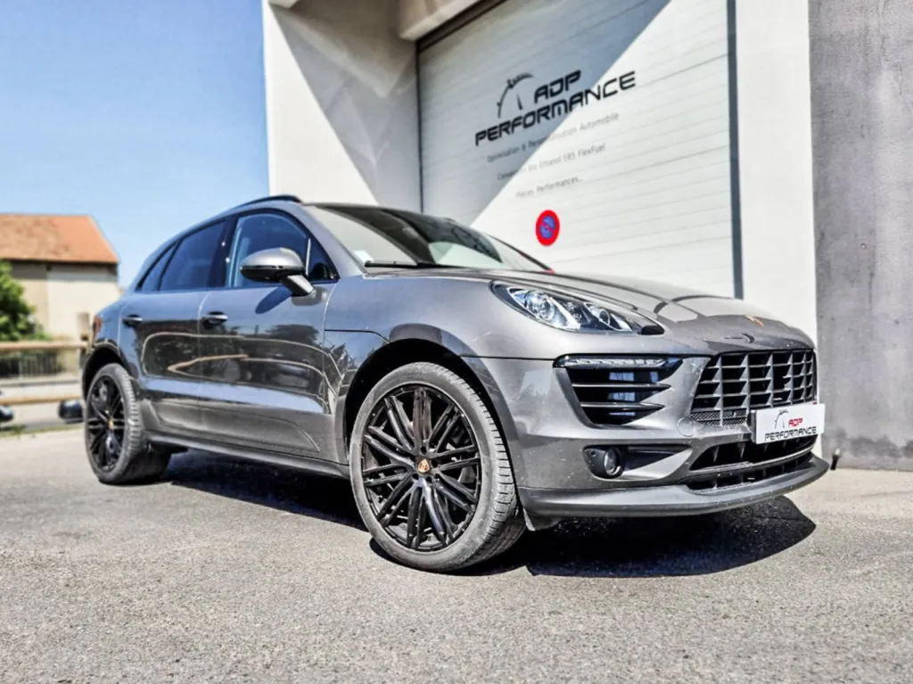 Reprogrammation moteur Stage 1 Porsche Macan 3.0 TDI 258cv - Préparation moteur sur banc de puissance - Bouches du Rhône