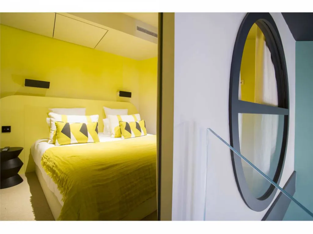 photographe d'architecture intérieure Mihotel La Tour Rose suite Acquaverde chambre