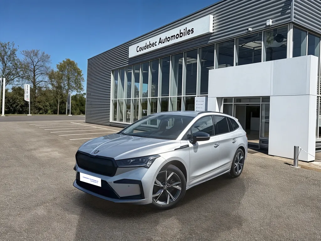 SKODA Enyaq iV 80 Sportline d'occasion électrique disponible chez Caudebec Automobiles près du Havre