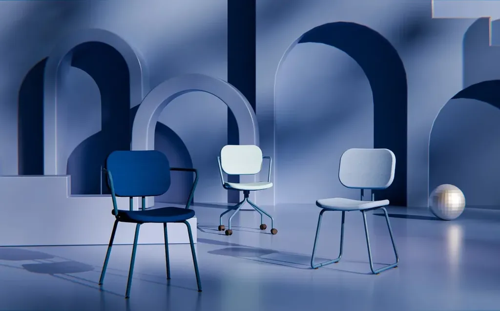 Collection REBO sièges ergonomiques et modulables pour bureaux professionnels dans la région PACA, solution design pour espaces tertiaires flexibles