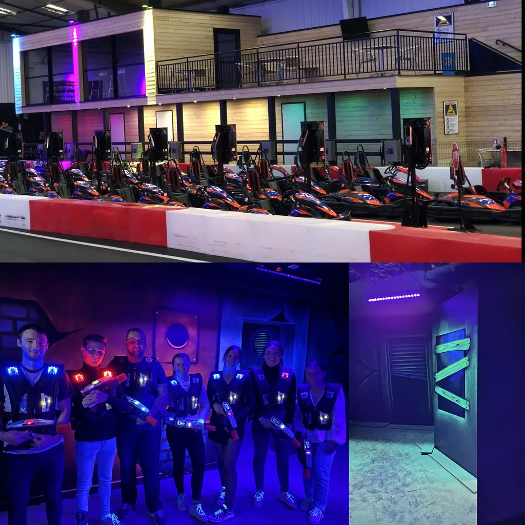 2 SESSIONS DE KARTING + 1 PARTIE DE LASER GAME