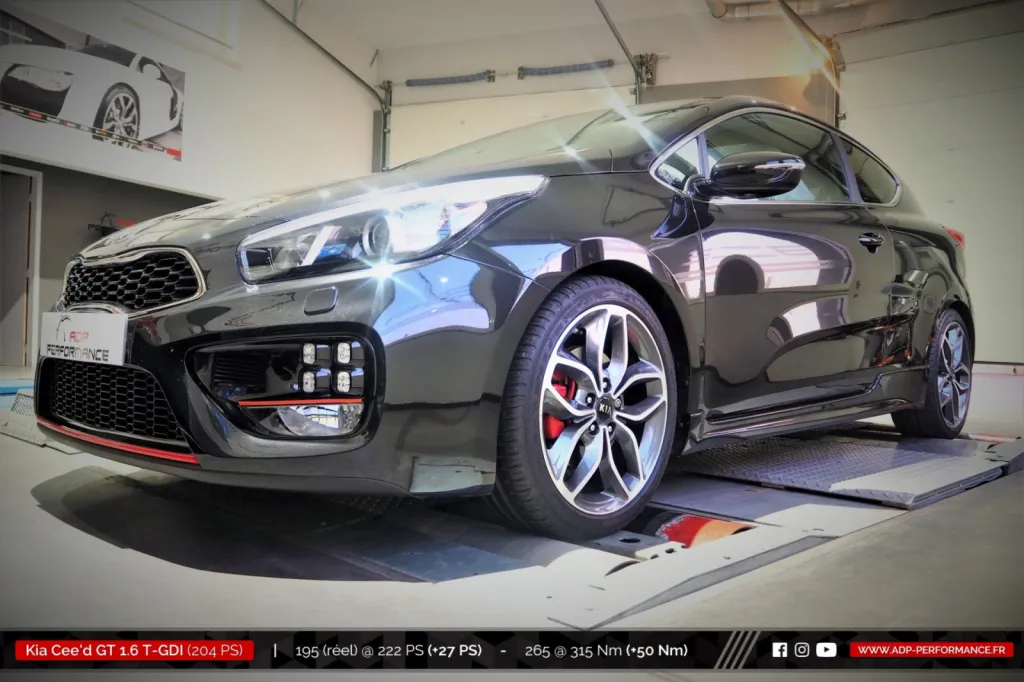 Reprogrammation moteur Montpellier - Kia Cee'd GT 1.6 T-GDI 204cv - ADP Performance