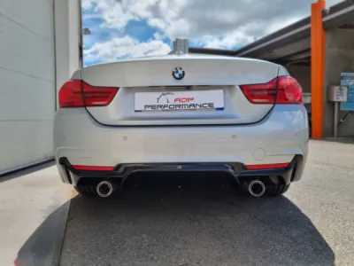 Installation et Fourniture Silencieux REMUS et Éléments Maxton Design BMW 440i Drive F32 - ADP-Performance Marguerittes