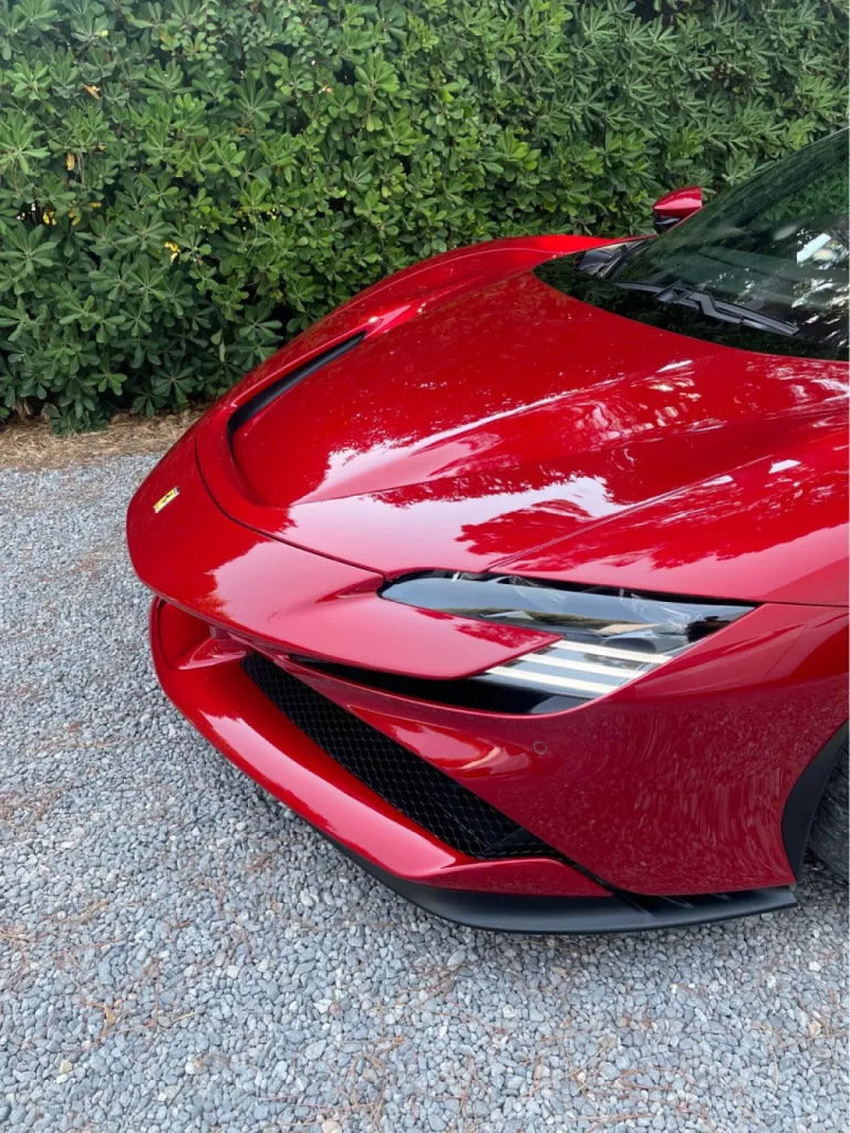 Pose protection céramique  Sur Ferrari SF 90 Stradale à Monaco 