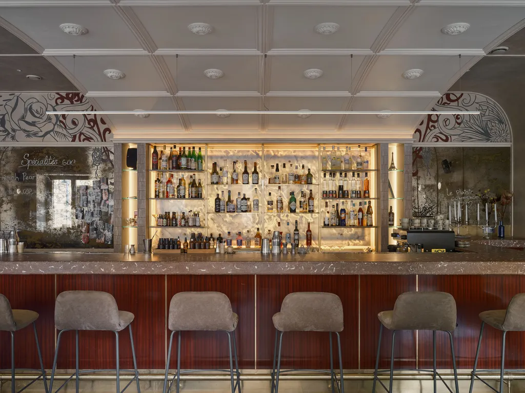 Comptoir bar sur mesure à Bordeaux par une architecte d'intérieur