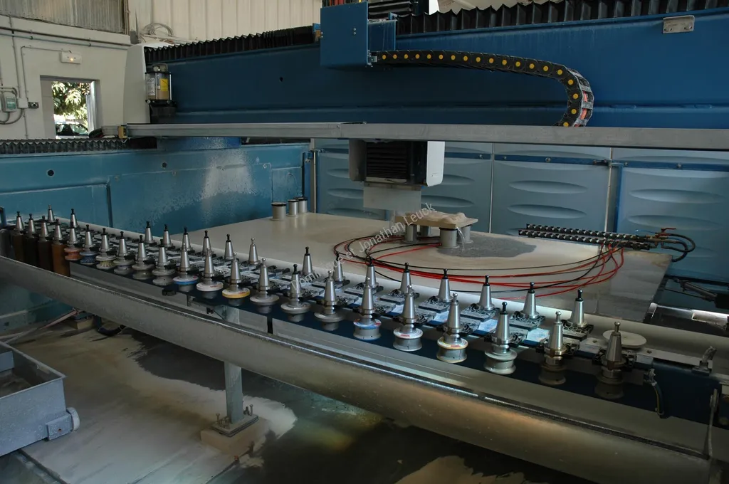 Premier essai du centre d'usinage