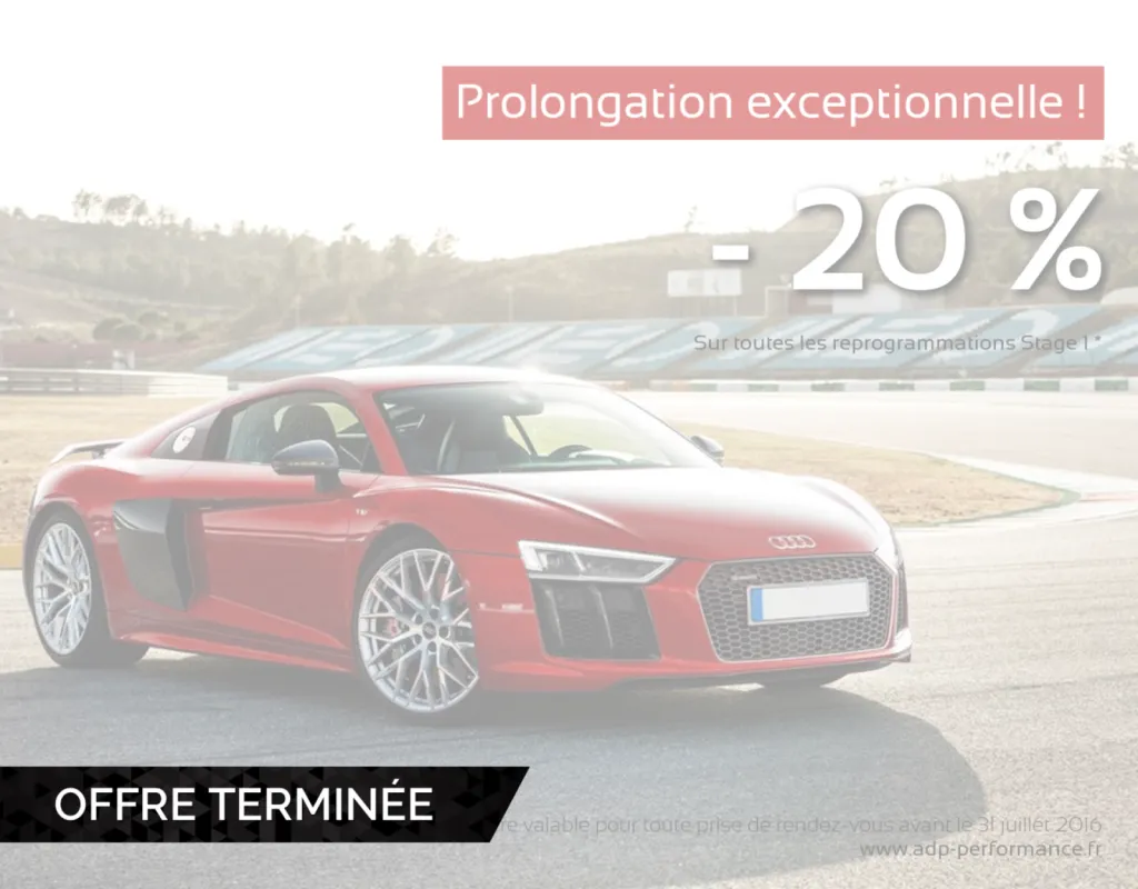 Promotion reprogrammation moteur ADP Performance