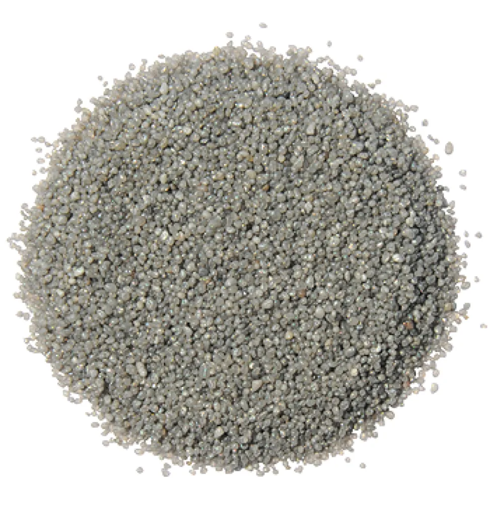 Sable de silice décoratif gris