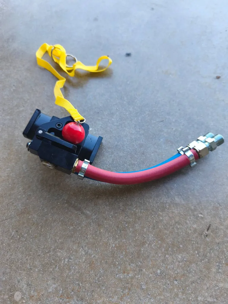 start and stop poignée anti fatigue aérogommage aéroconcept