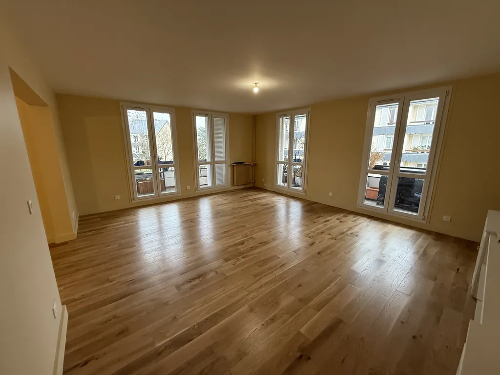 salon parquet au sol