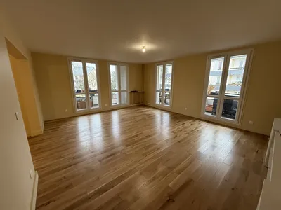 salon parquet au sol