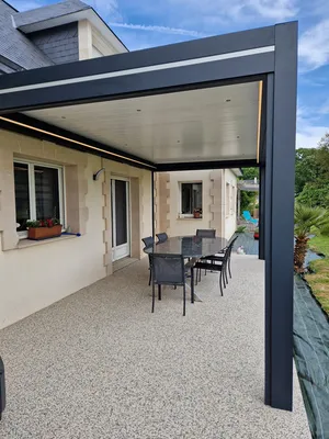 Pergolas à toit fixe