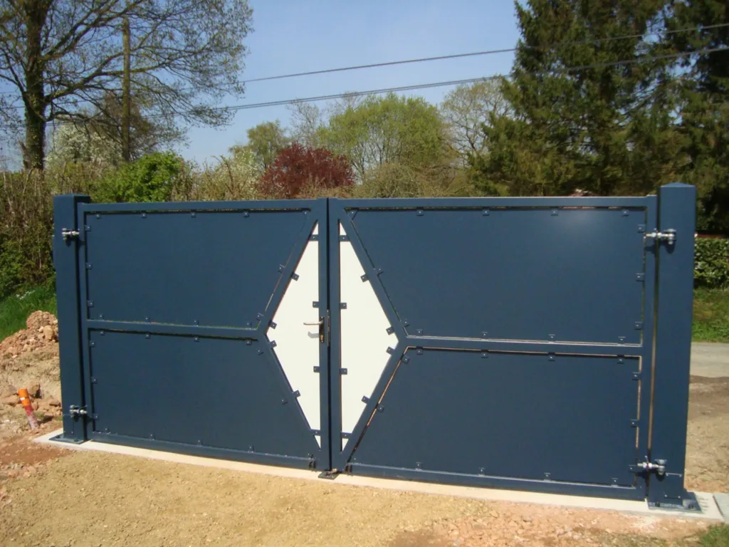 Création d'un portail métallique sur mesure