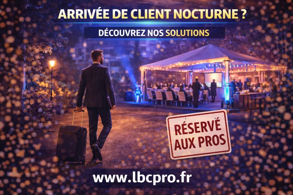 Nos clients arrivent sur notre évènement de nuit comment faire ?