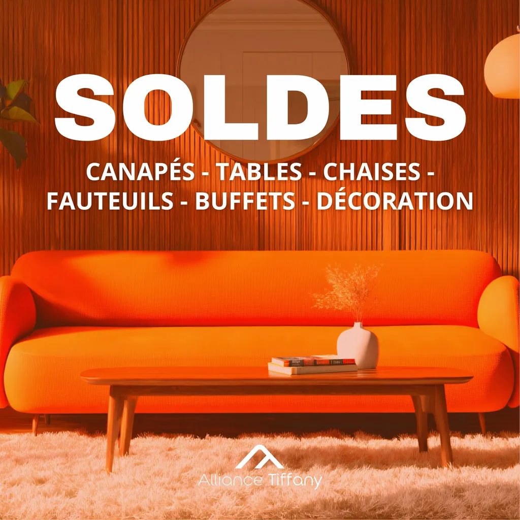 Soldes sur canapé table et chaise chez Alliance Tiffany à Hyères