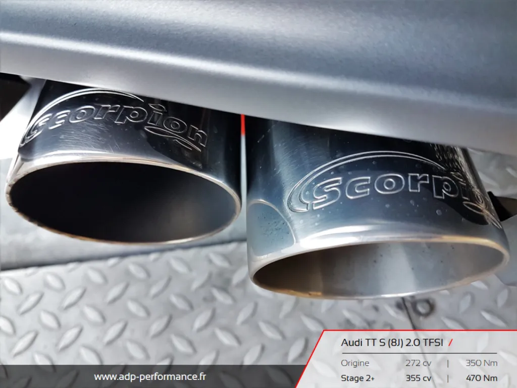 Reprogrammation moteur Les Pennes Mirabeau - Audi TTS 2.0 TFSI 272 Stage 2 ADP Performance