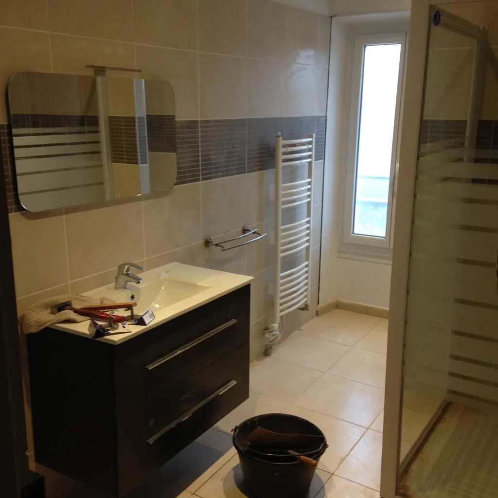 Rénovation d'un appartement à Salon de Provence -salle de bain