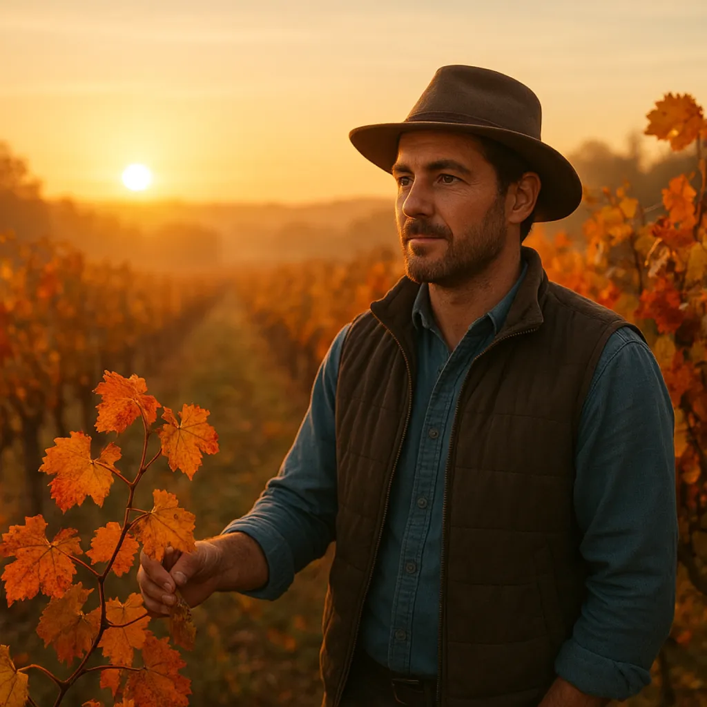 second d exploitation dans la vigne à l aube 