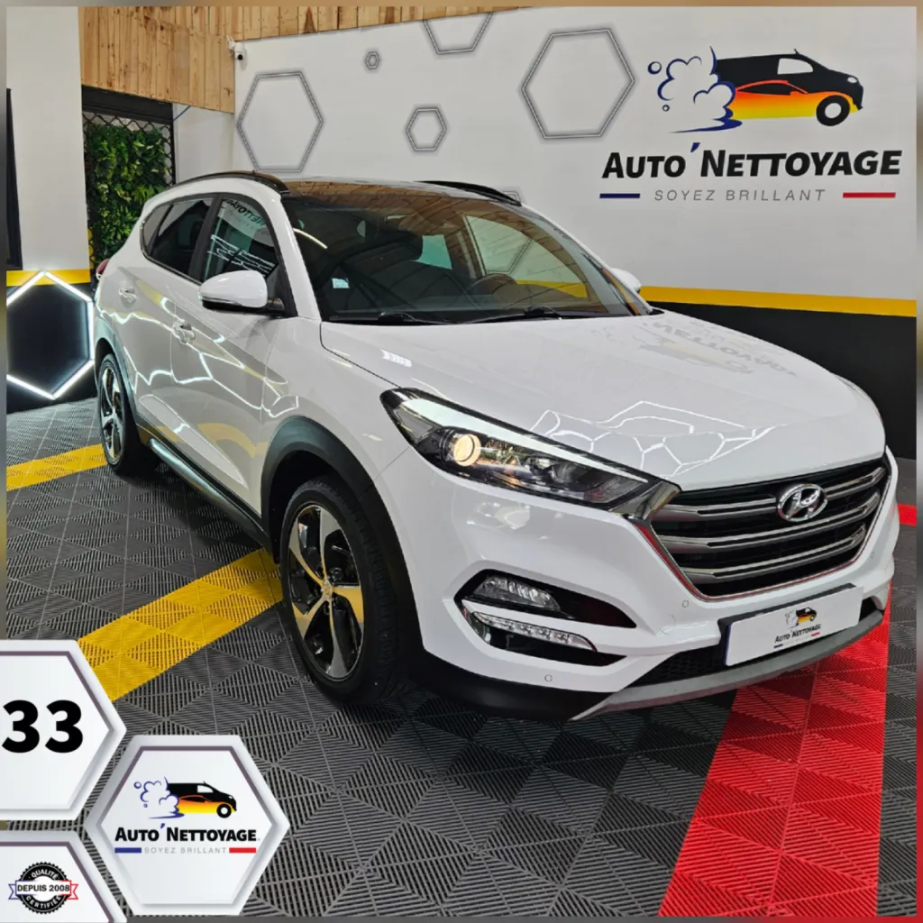 lustrage et protection céramique sur un hyundai tucson 
