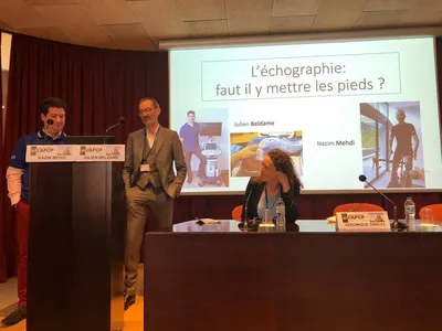 La communication du Docteur Julien Beldame au congrès de l'Association Française de Chirurgie du Pied, 