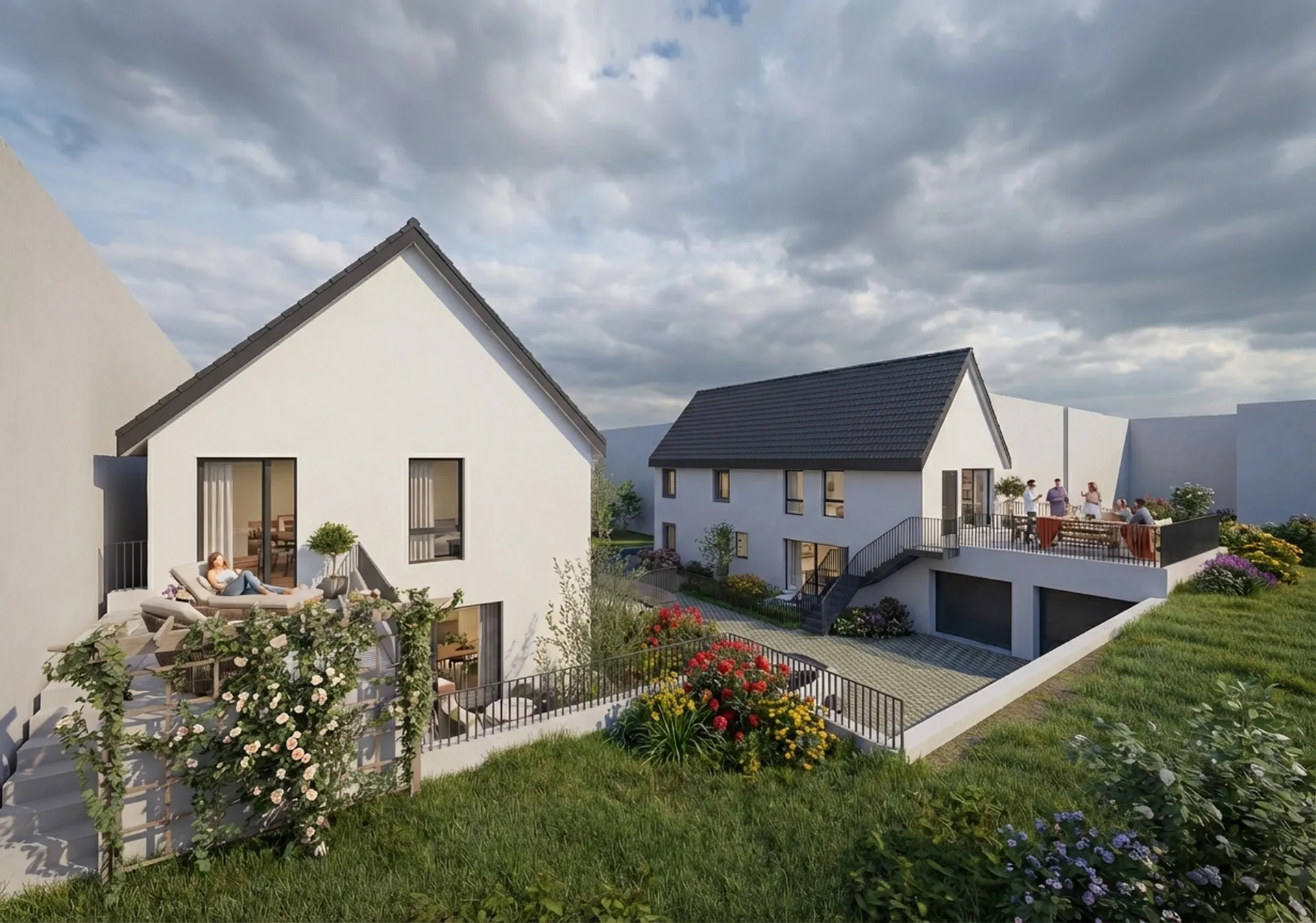 Réhabilitation d'une bâtisse alsacienne en 4 logements - Geudertheim