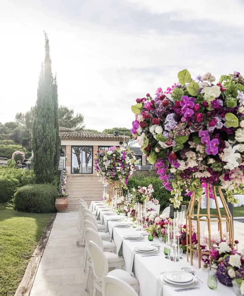 Prestation traiteur haut de gamme pour un mariage élégant de trois jours au Mas de Faucon Provence