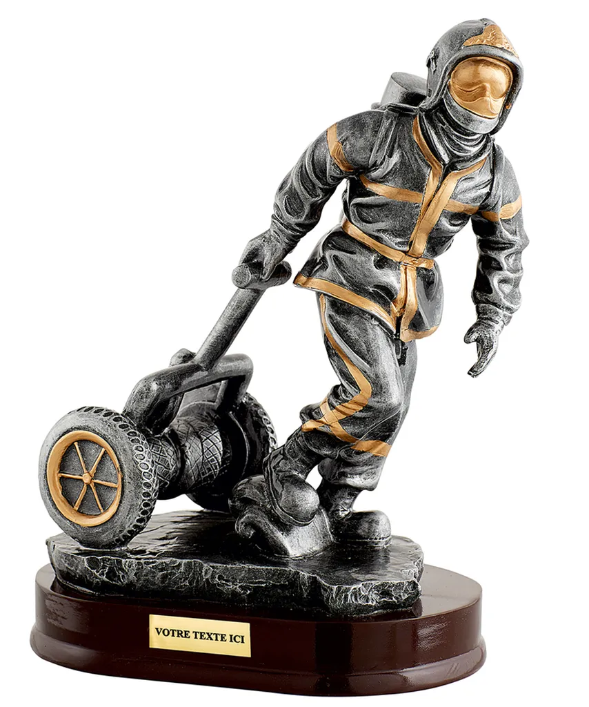 TROPHEE STATUE POMPIER REF.881 - 2 HAUTEURS